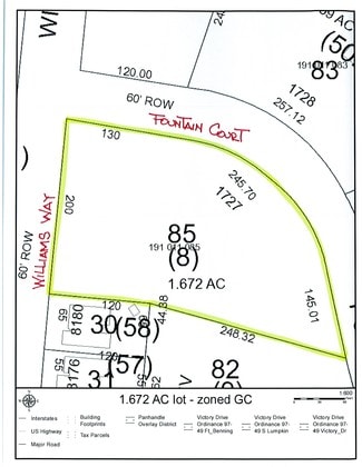 Columbus, GA Commercial Land - 1727 Fountain Ct Columbus, GA Commercial Land - 1727 Fountain Ct