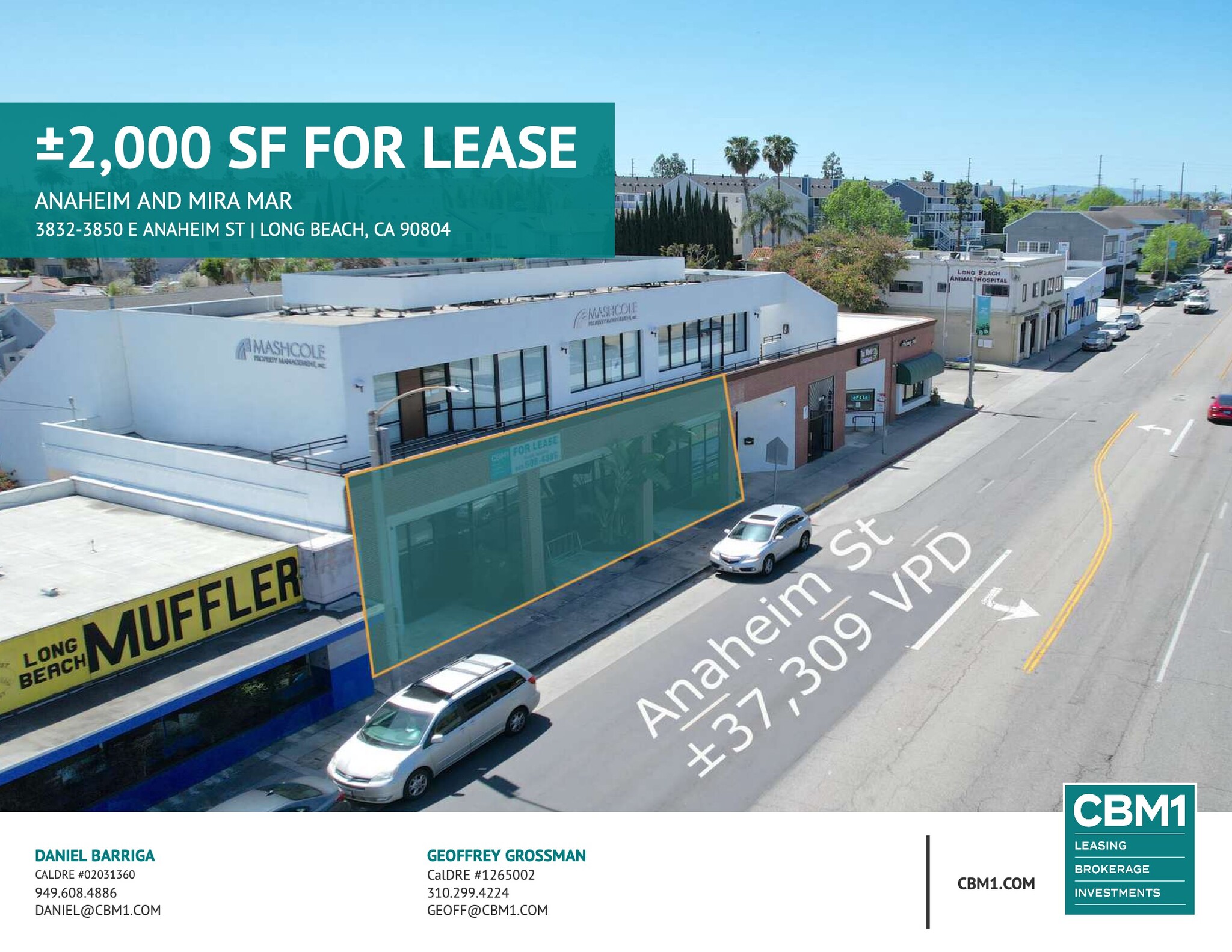 3832-3850 E Anaheim St, Long Beach, CA for Rent