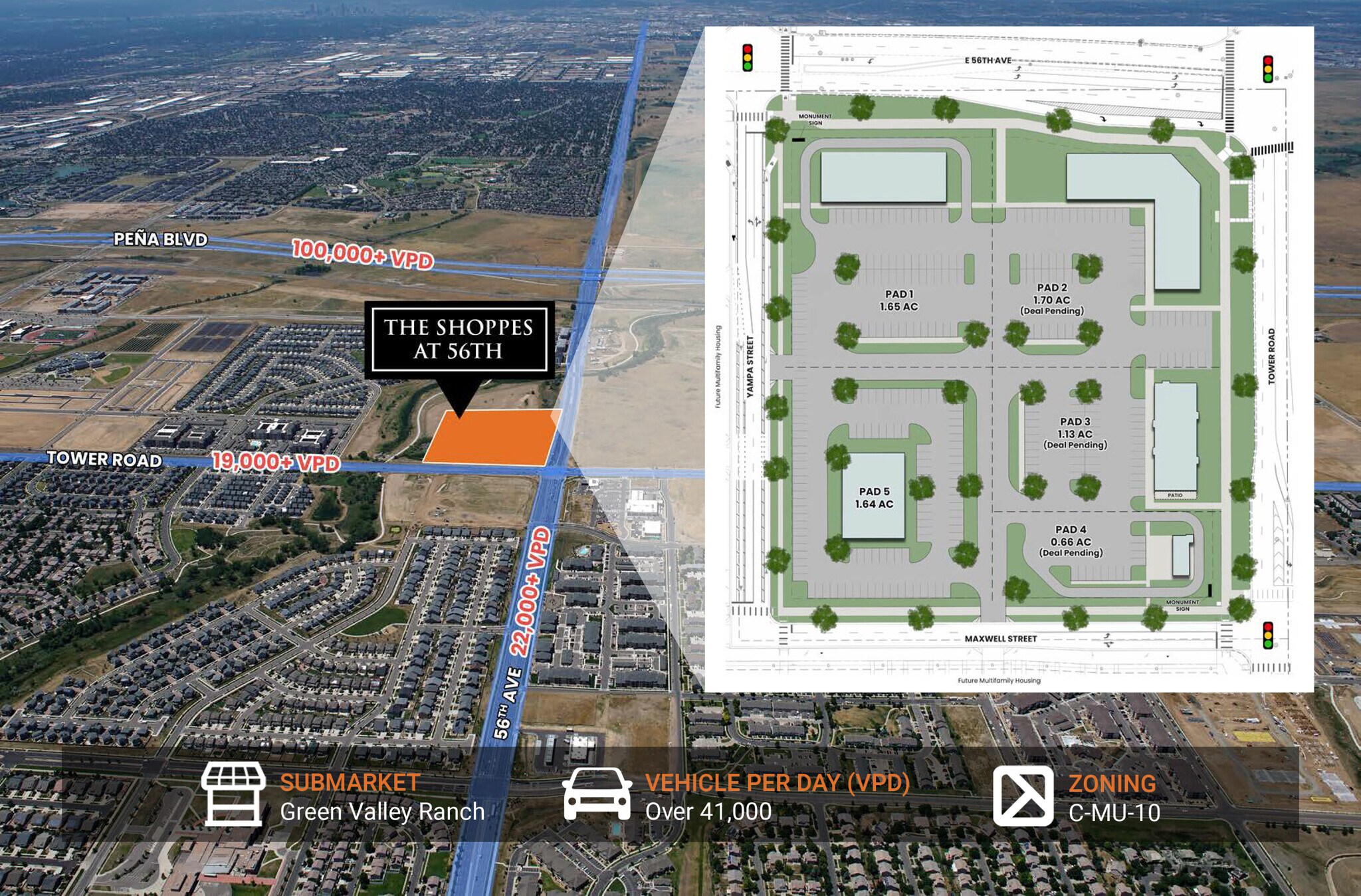 56th & Tower, Denver, CO for Sale