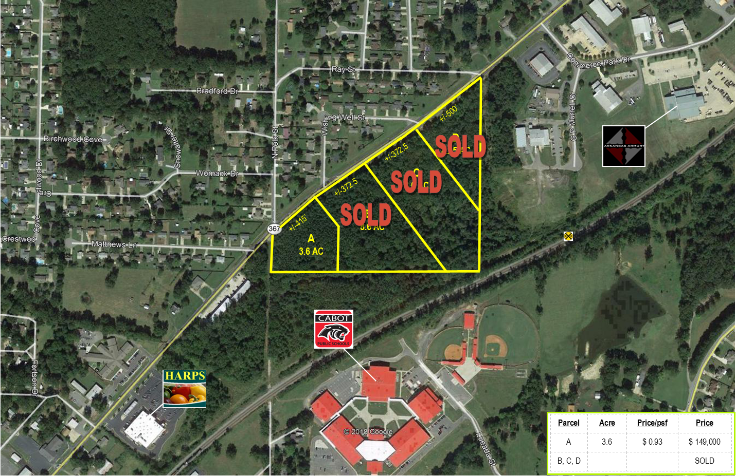 Hwy 367, Cabot, AR for Sale
