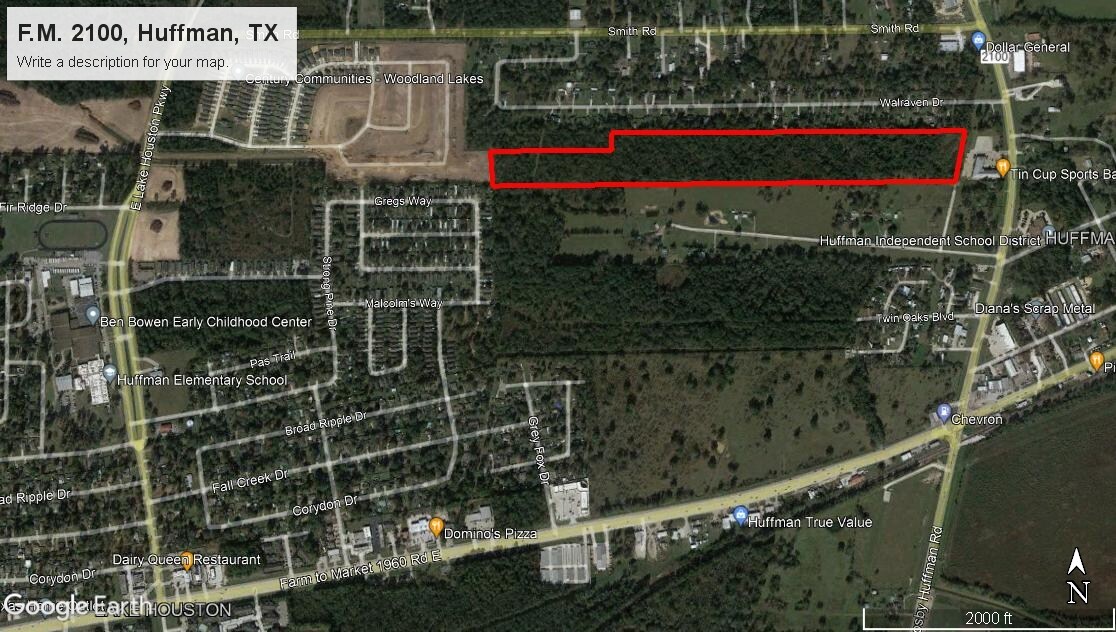 24000 FM 2100, Huffman, TX for Sale