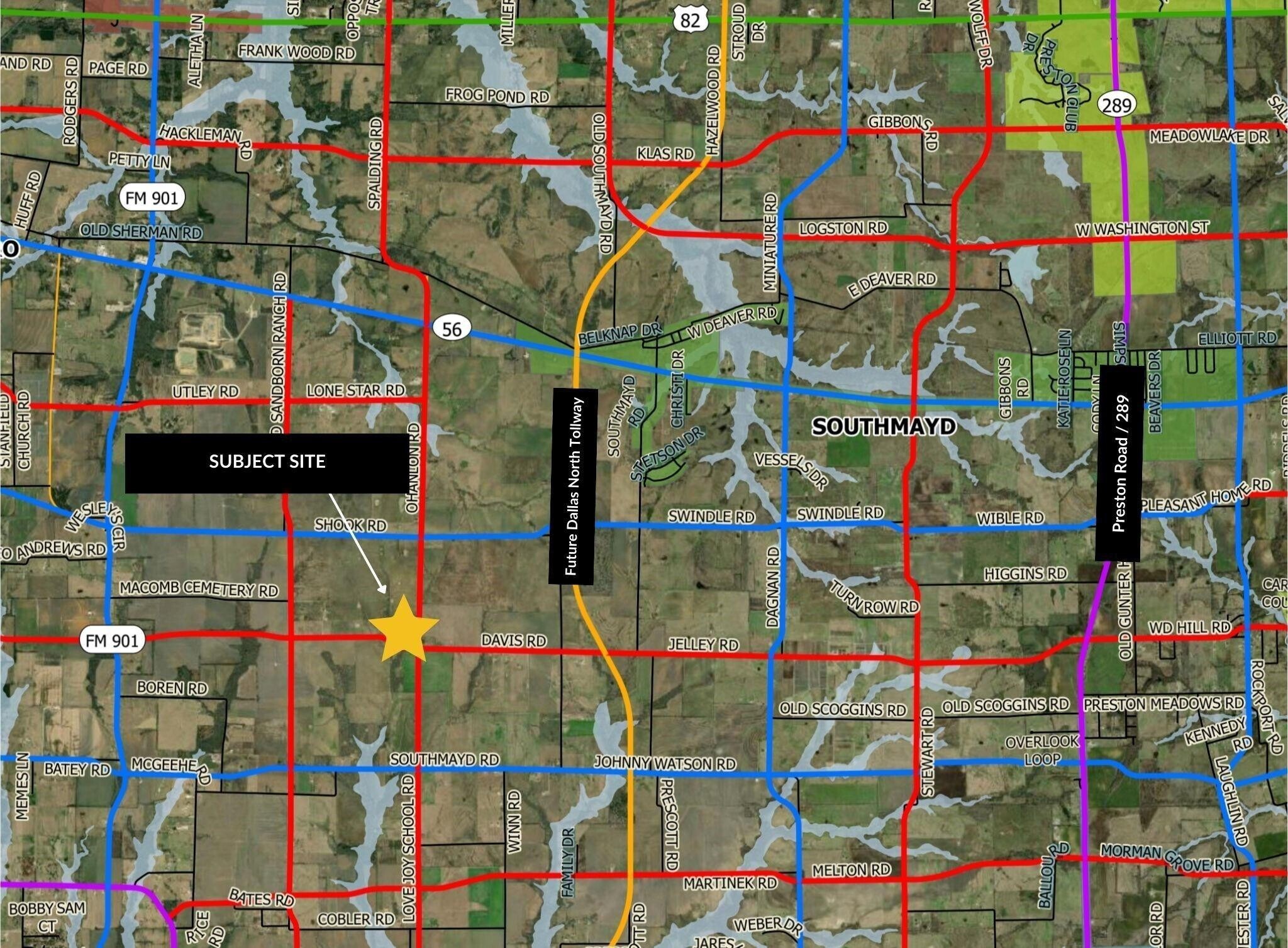 10.5 Acres O'Hanlon Rd, Whitesboro, TX for Sale