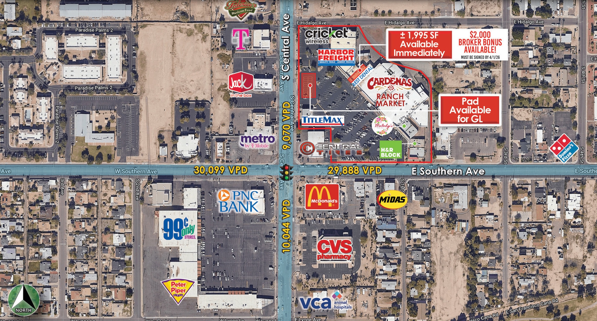 5833 S Central Ave, Phoenix, AZ for Rent