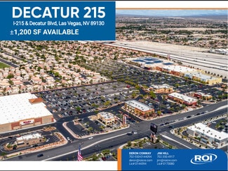 Las Vegas, NV Retail - SW Decatur & 215