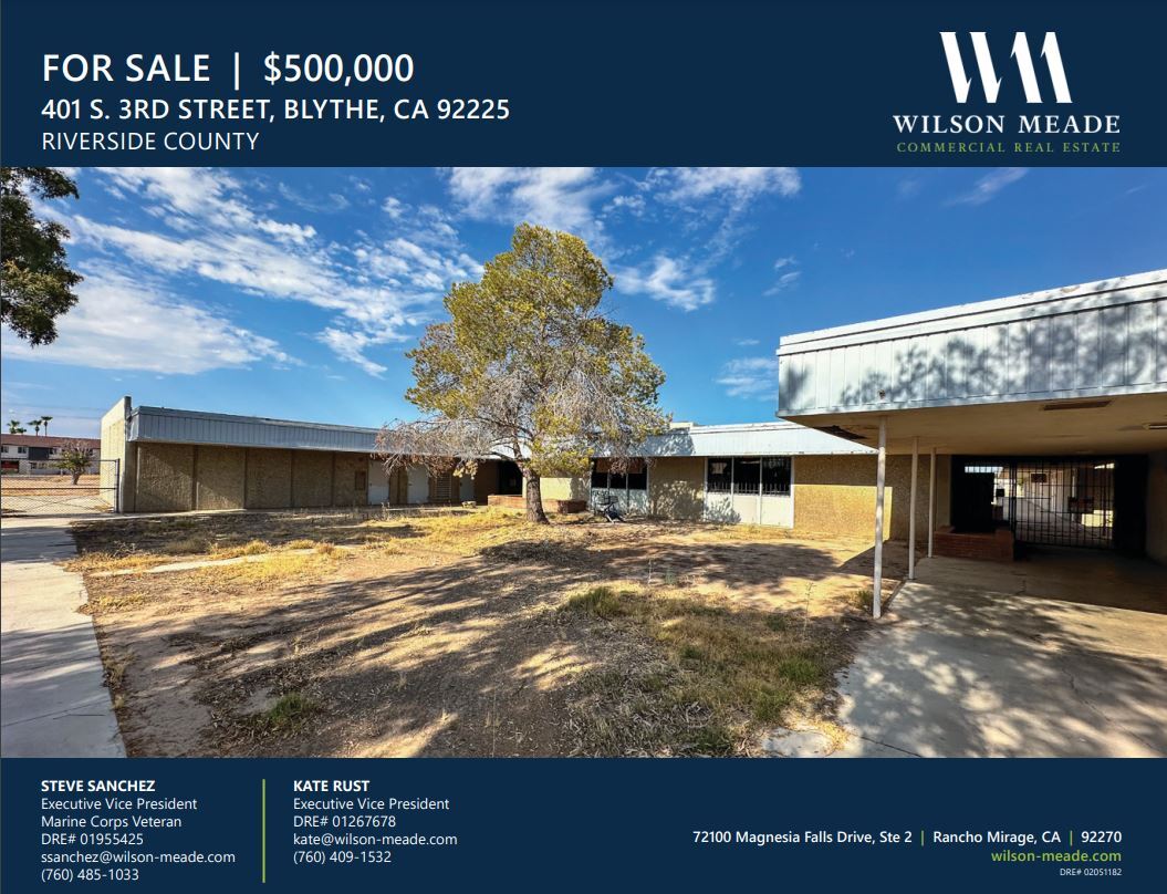 401 S 3rd St, Blythe, CA for Sale