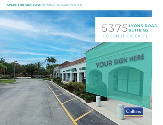 Coconut Creek, FL Retail - 5331-5415 Lyons Rd