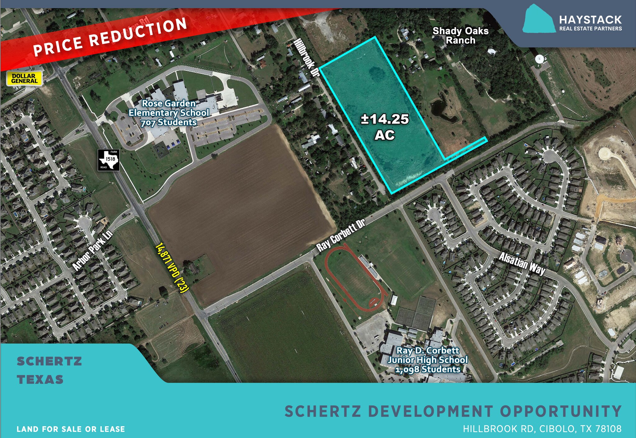 HILLBROOK RD, Cibolo, TX for Sale