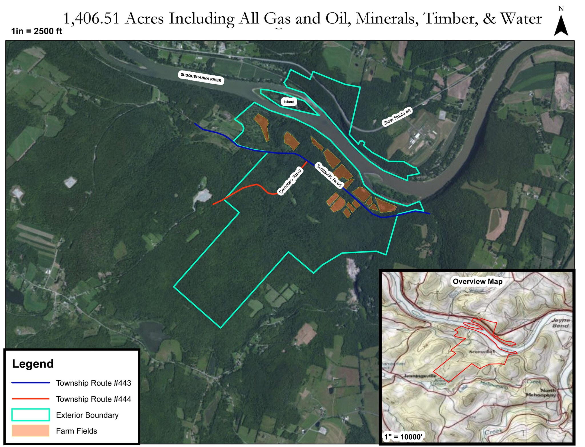 Scottsville @ Cemetery Road, Mehoopany, PA for Sale