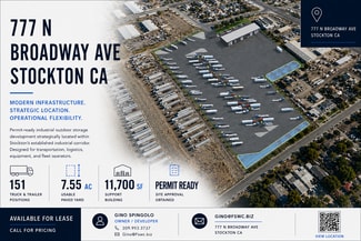 Stockton, CA Industrial - 777 N Broadway Ave Stockton, CA Industrial - 777 N Broadway Ave