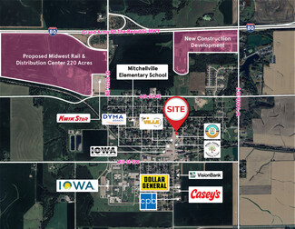 Mitchellville, IA Commercial Land - 211 Center Ave N