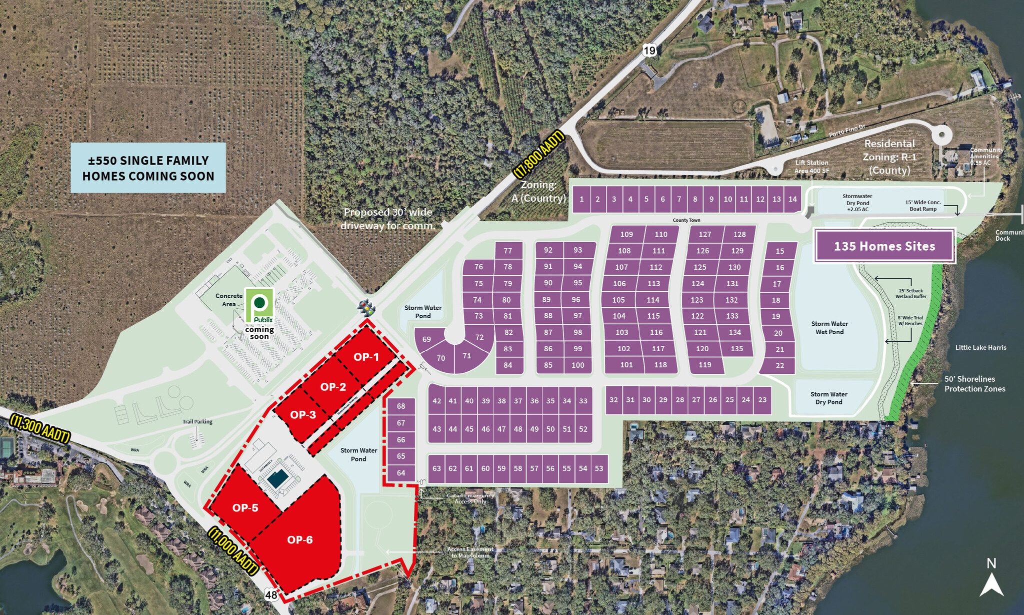 N Palm Avenue and State Road 19, Howey-in-the-Hills, FL for Rent