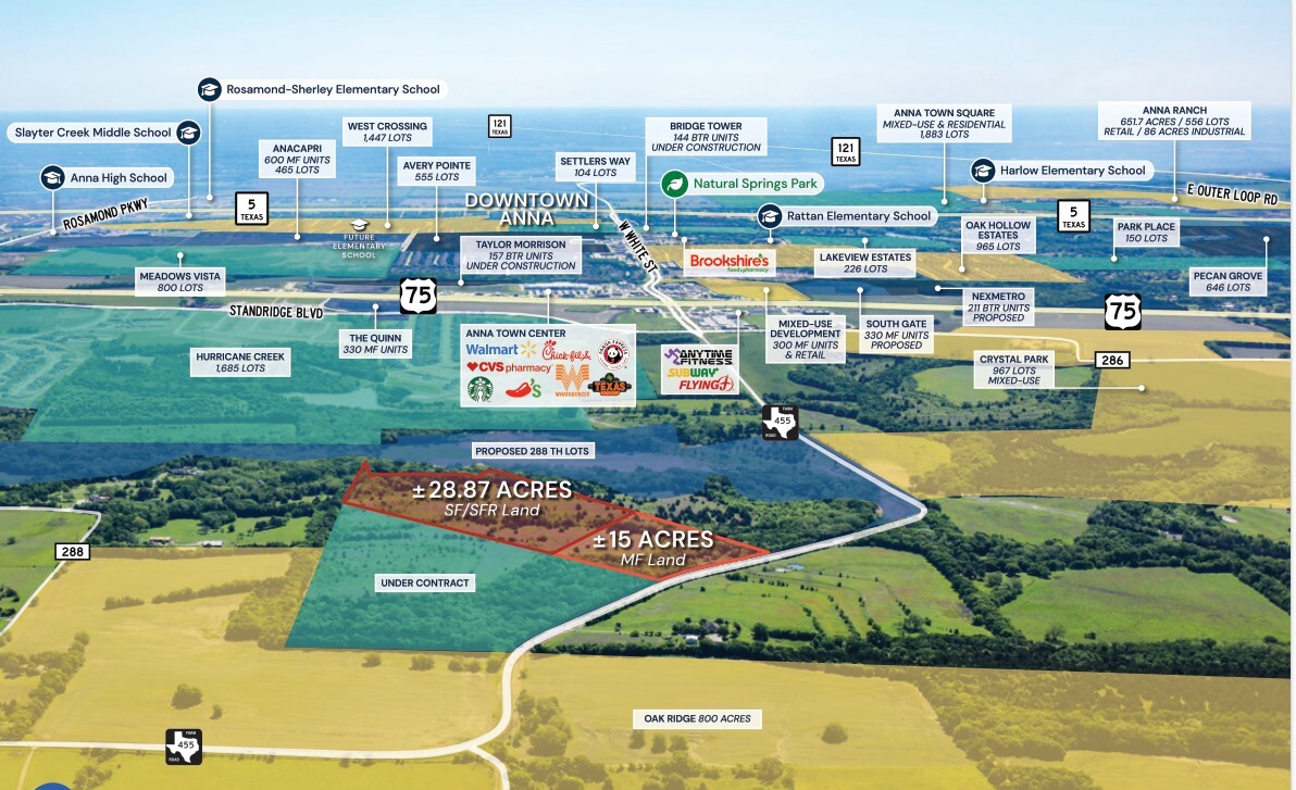 SEQ of FM 455 and CR 288, Anna, TX for Sale