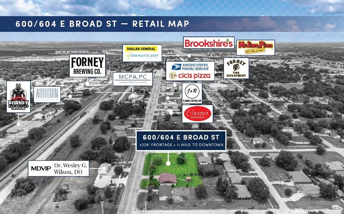 604 E Broad St, Forney, TX for Sale