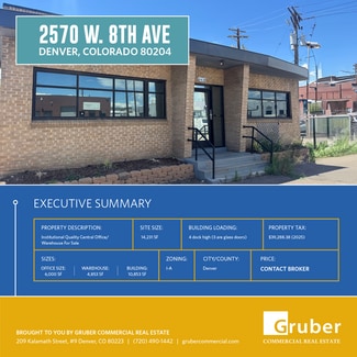 Denver, CO Warehouse - 2570 W 8th Ave