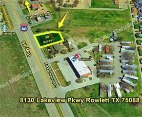 Rowlett, TX Commercial Land - 8130 Lakeview Pky