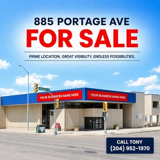Winnipeg, MB Storefront - 885 Portage Av