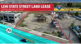 Lehi, UT Commercial Land - 830-850 W State St