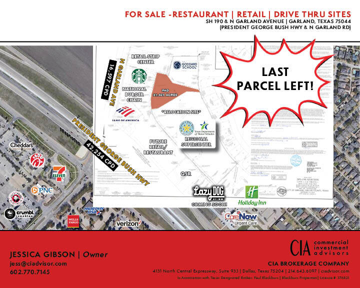 SH 190 and N. Garland Ave., Garland, TX for Sale