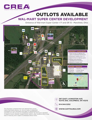 Mansfield, OH Commercial Land - SR 13 & I-71