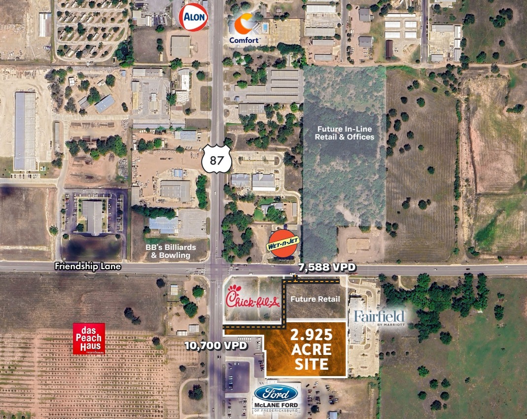 US Highway 87 & Friendship Lane, Fredericksburg, TX for Rent