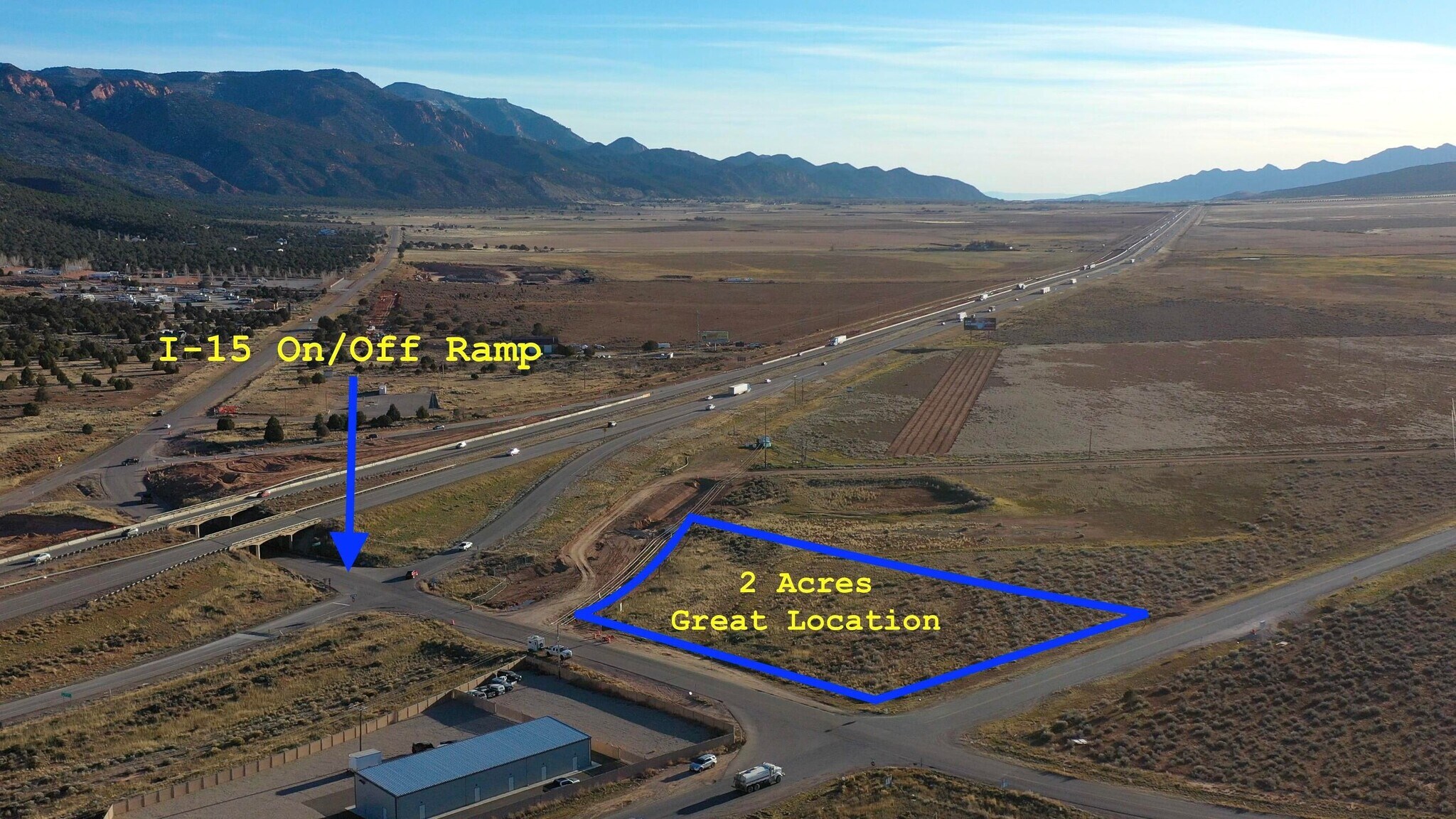 2 Acres I-15 Exit, Cedar City, UT for Sale