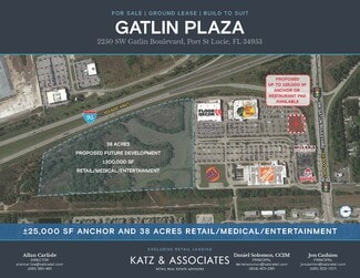 Port Saint Lucie, FL Commercial Land - 2250 SW Gatlin Blvd