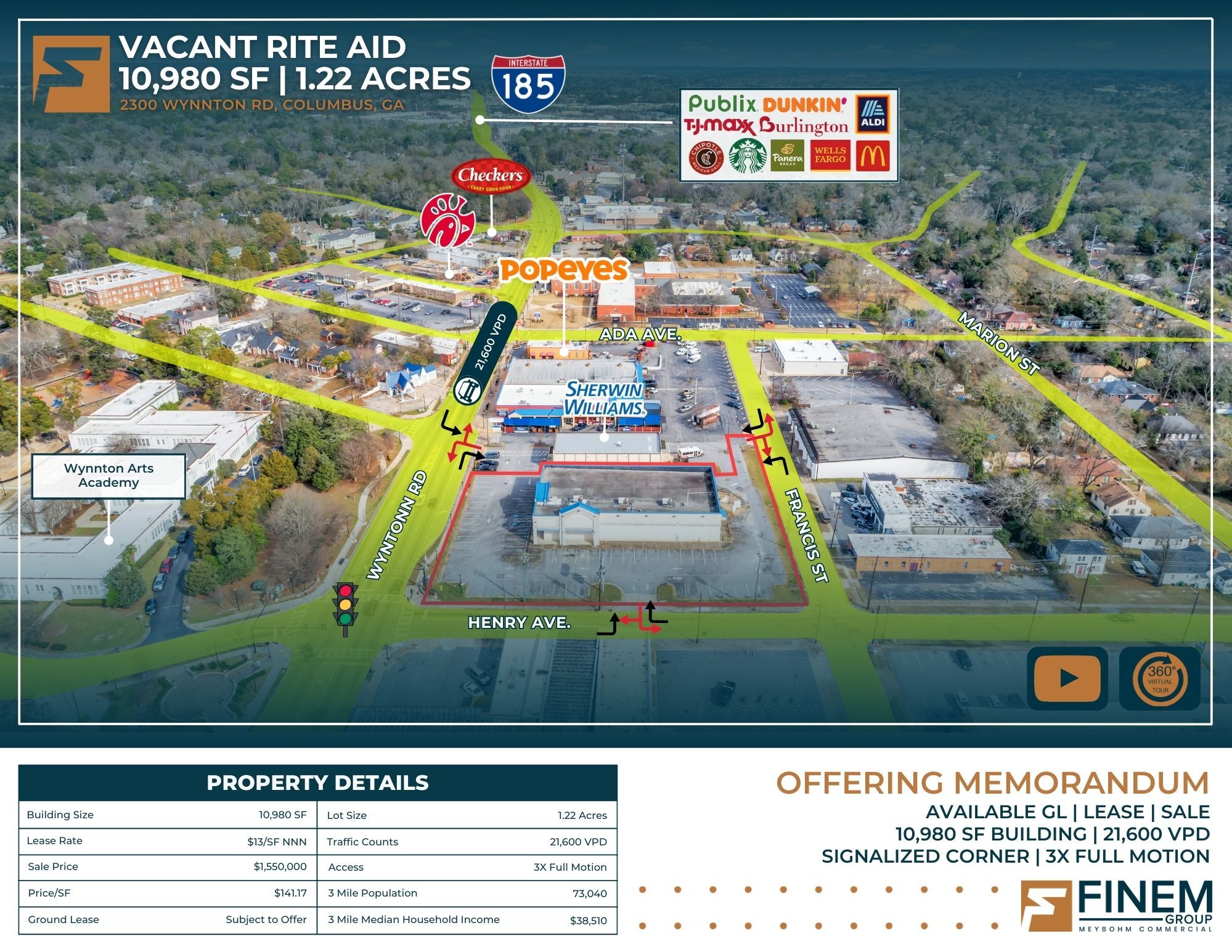 2300 Wynnton Rd, Columbus, GA for Sale