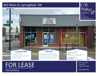 Springfield, OR Retail - 402-406 Main St