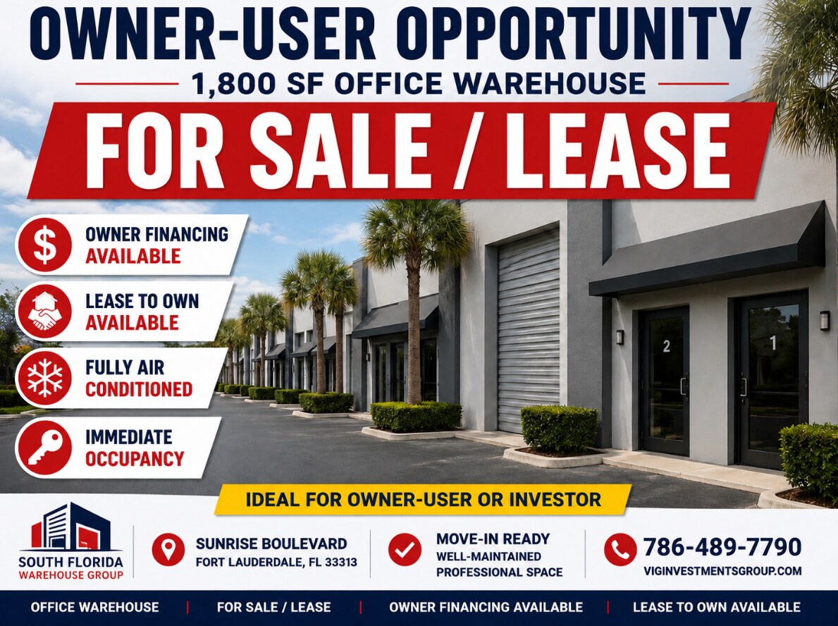 6761 W Sunrise Blvd, Plantation, FL for Sale