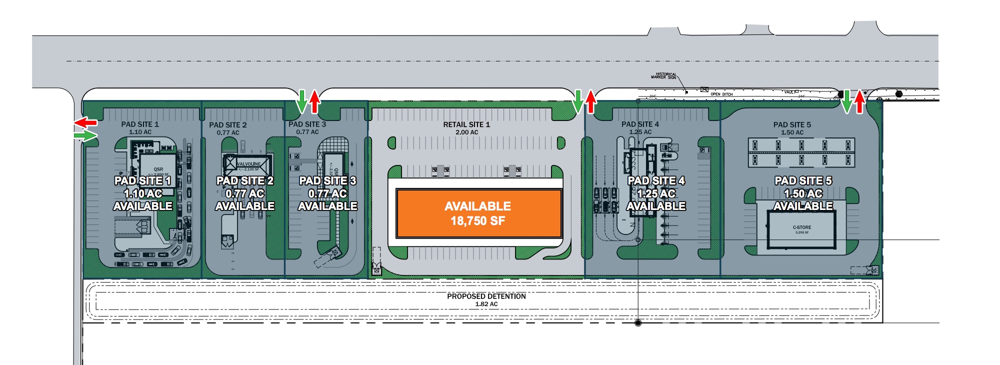 FM 2920 at Krahn Ln, Tomball, TX for Sale