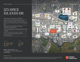 Sparks, NV Industrial Land - 575 Spice Islands Ct