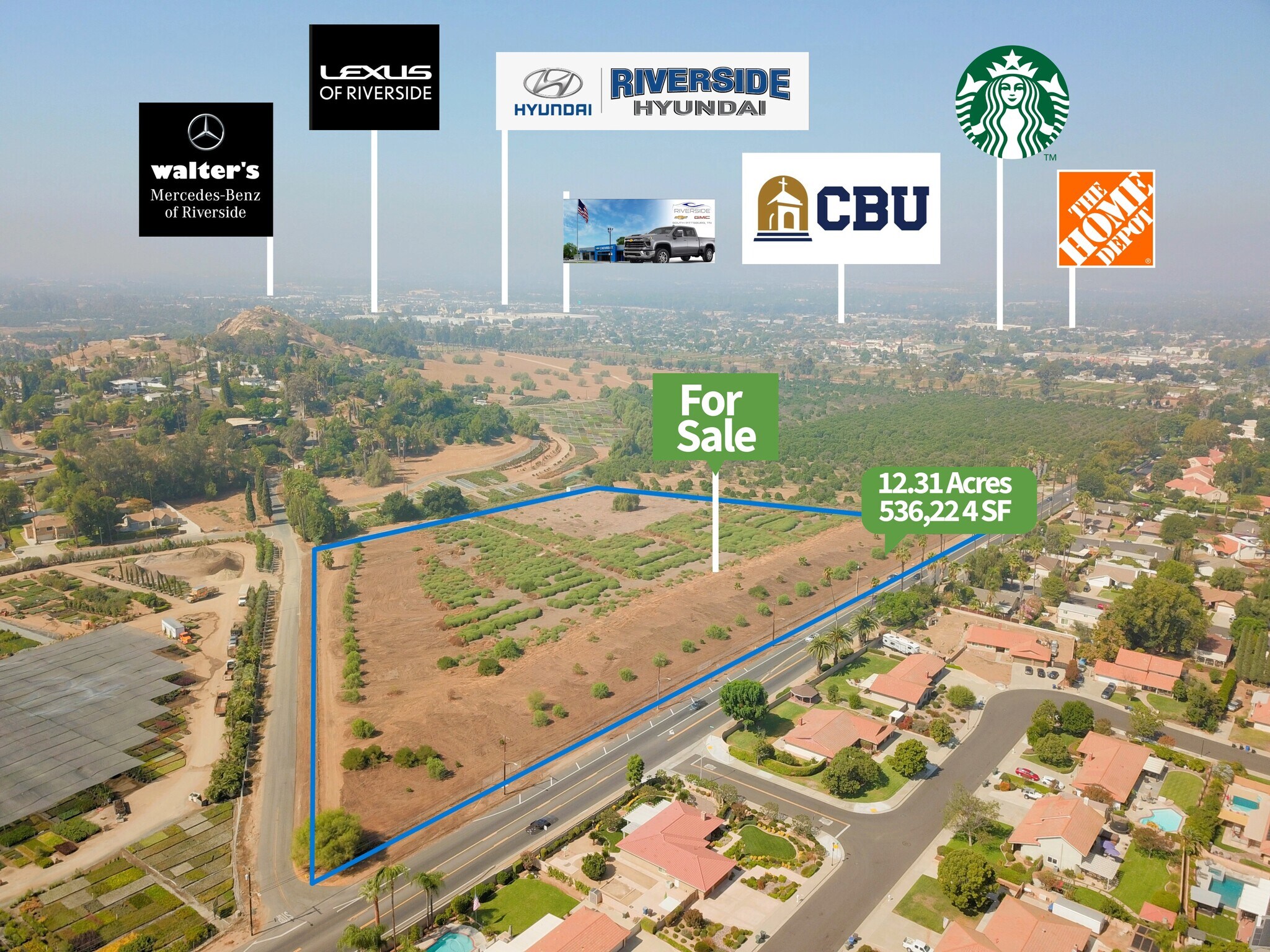 Washington Street @ Lenox Ave, Riverside, CA for Sale