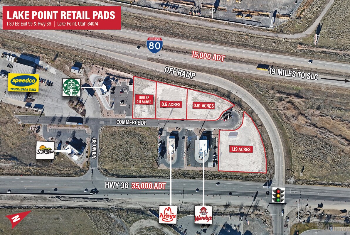 Interstate 80 Hwy, Lake Point, UT for Sale