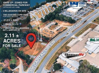 Tallahassee, FL Commercial Land - 306 Capital SW cir
