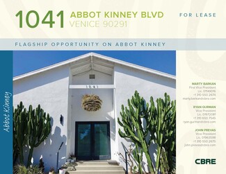 Venice, CA Office/Retail - 1041 Abbot Kinney Blvd