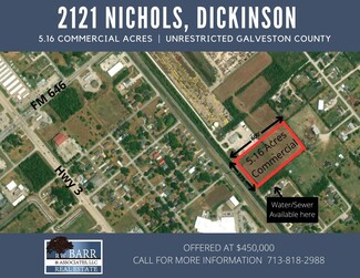 Dickinson, TX Commercial - 2121 Nichols Ave