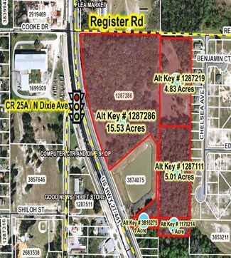 Fruitland Park, FL Commercial Land - 2631 US 441/27 Hwy