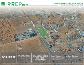 El Paso, TX Commercial Land - 13601 Bachimba Dr