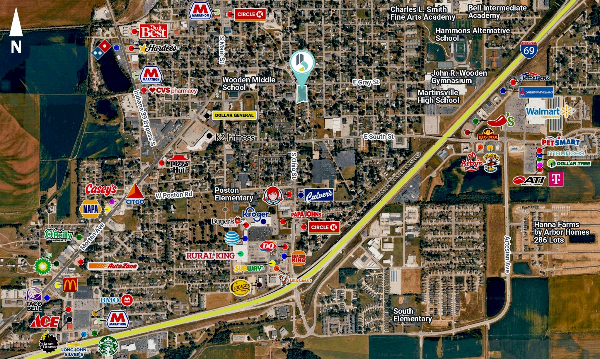 801 S Ohio St, Martinsville, IN for Sale