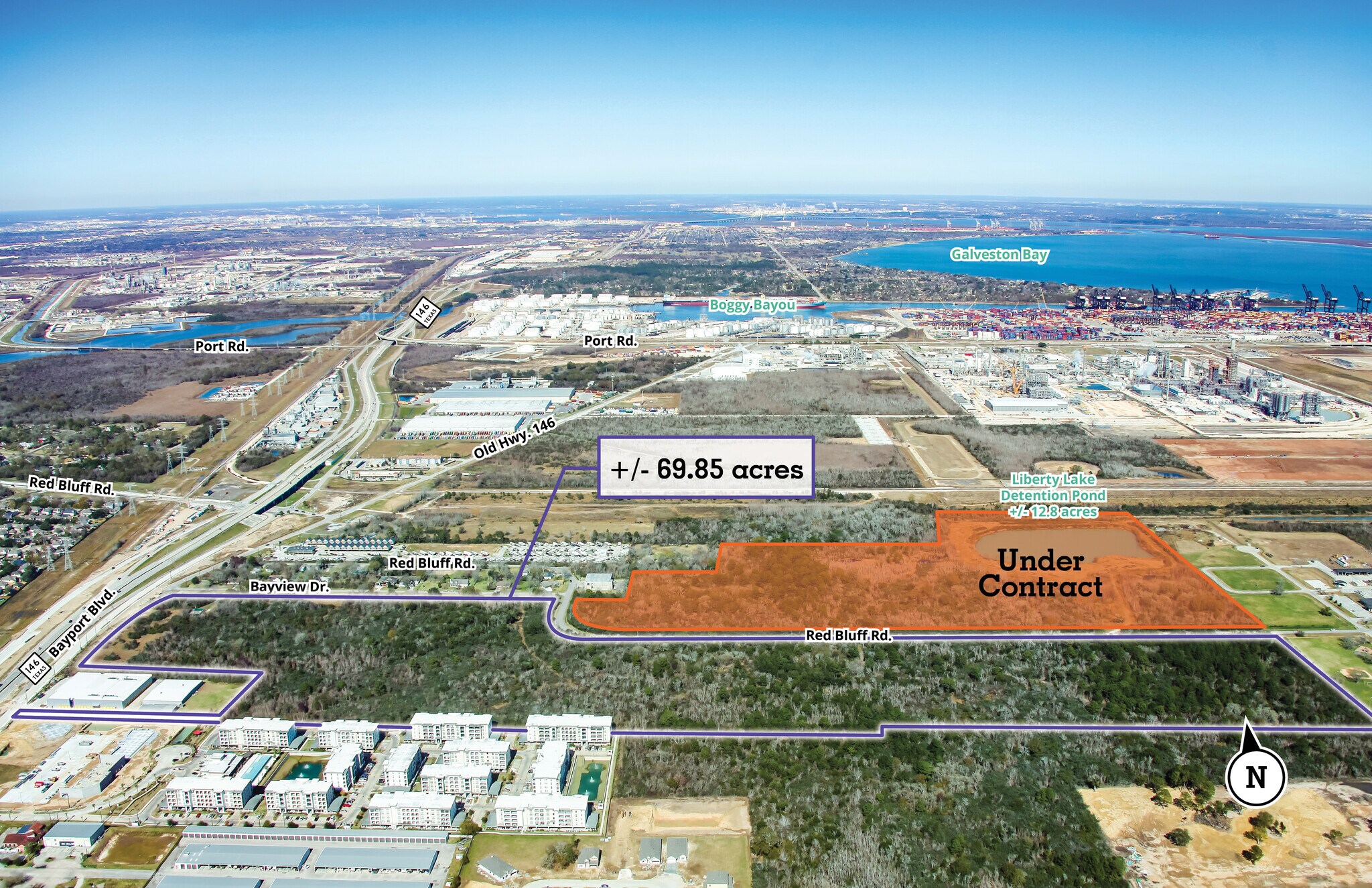 SH 146 and Red Bluff Rd, Seabrook, TX for Sale