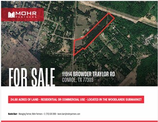 Conroe, TX Residential Land - 11914 Browder Traylor Road Conroe, TX Residential Land - 11914 Browder Traylor Road