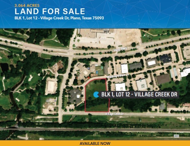 5500 W Plano Pky Plano, TX 75093 Land Property for Lease on