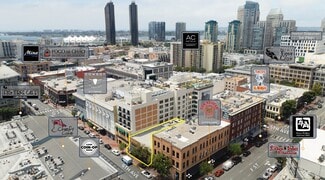 San Diego, CA Storefront Retail/Office - 748-752 6th Ave