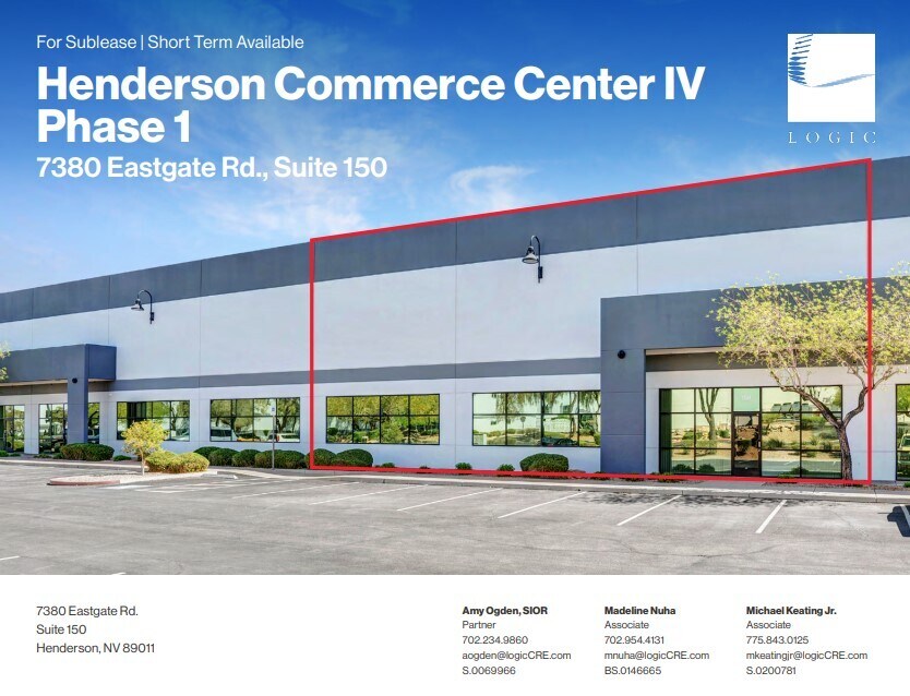 7380 Eastgate Rd, Henderson, NV for Rent