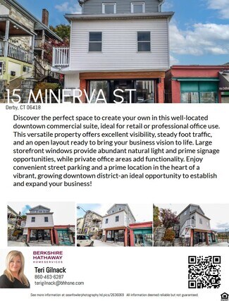 Derby, CT Office/Retail - 15 Minerva St Derby, CT Office/Retail - 15 Minerva St