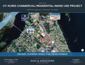 Sebastian, FL Commercial Land - 13225-13228 US Highway 1