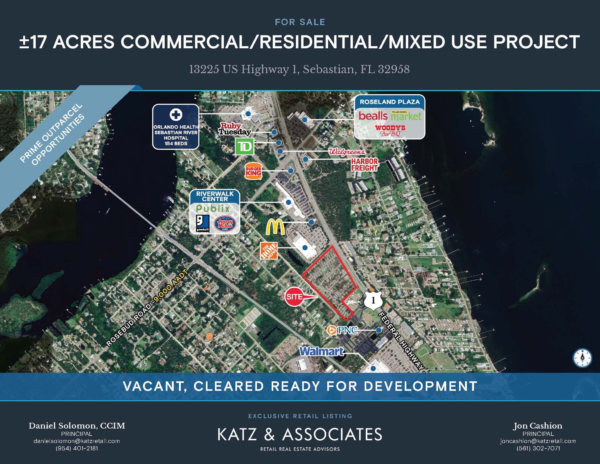 13225-13228 US Highway 1, Sebastian, FL for Sale