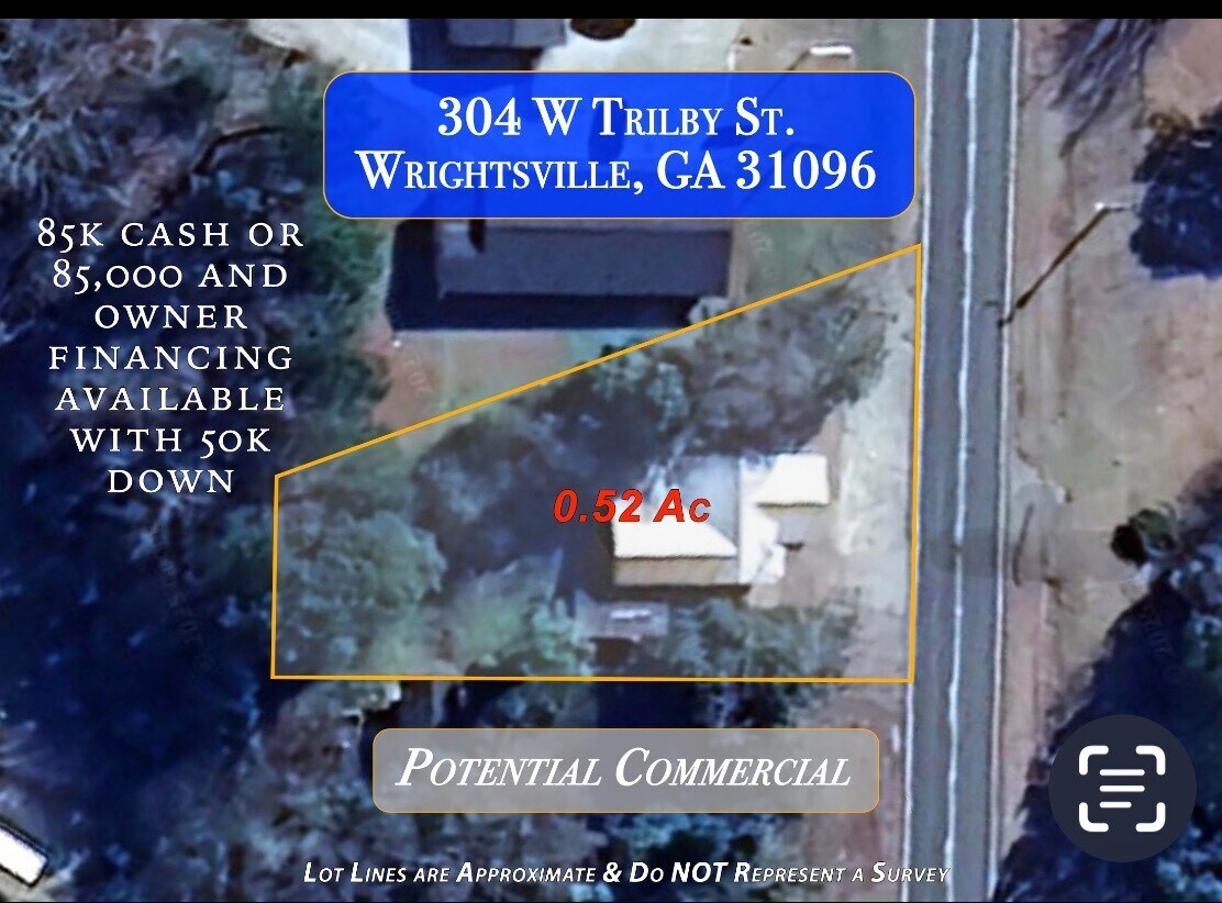 304 Trilby st, Wrightsville, GA for Sale