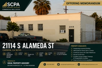 Carson, CA Manufacturing - 21114 S Alameda St