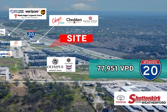 2621 interstate I 20, Hudson Oaks, TX for Rent